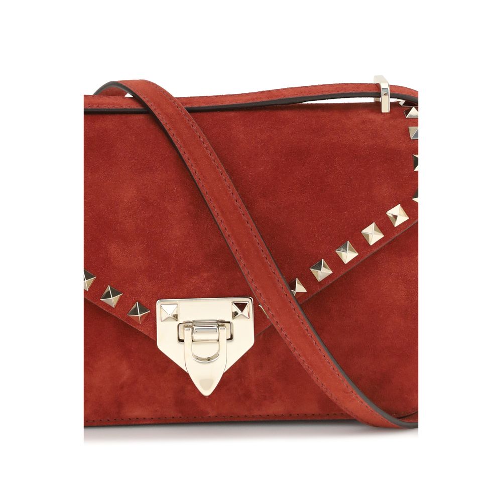 Rockstud Small Crossbody Bag in Suede