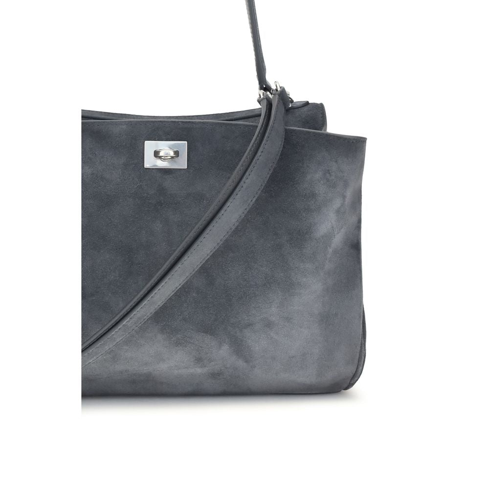 Petit sac porté main Rodeo en daim