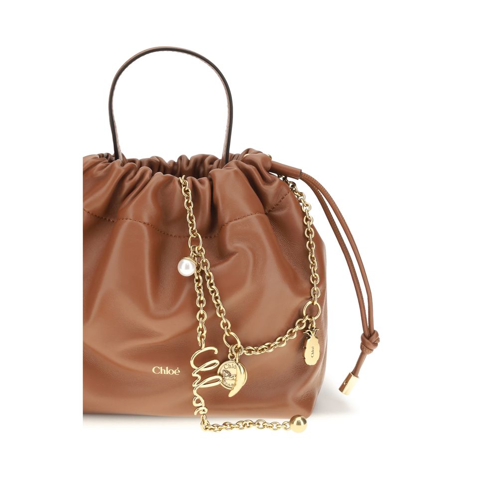 Icons Small Shoulder Bag with Charms in Lambskin