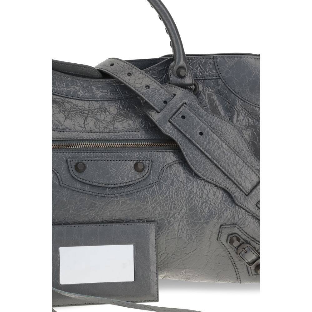 Sac porté main Le City moyen en cuir d’agneau