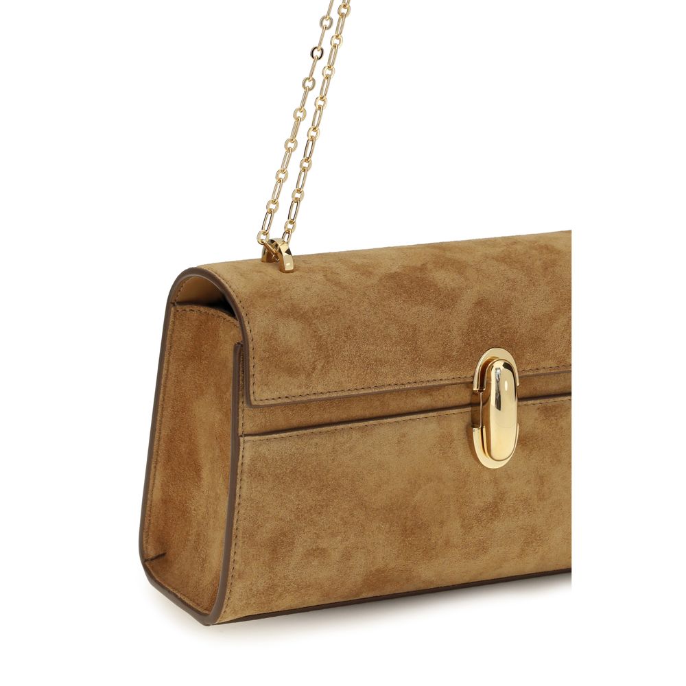 Clutch Symmetry con cadena en ante
