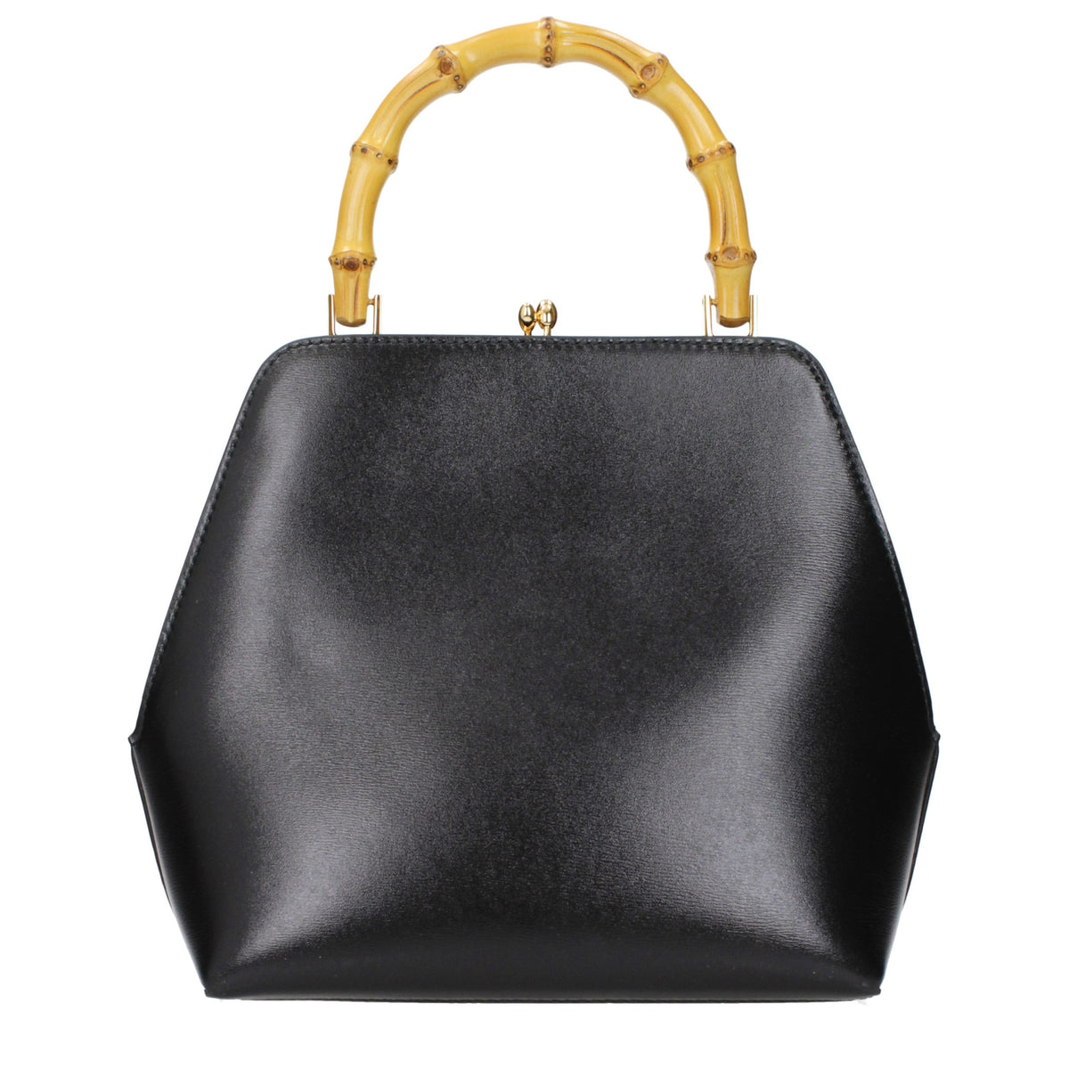 Bolso de mano Goji Bamboo en piel de becerro