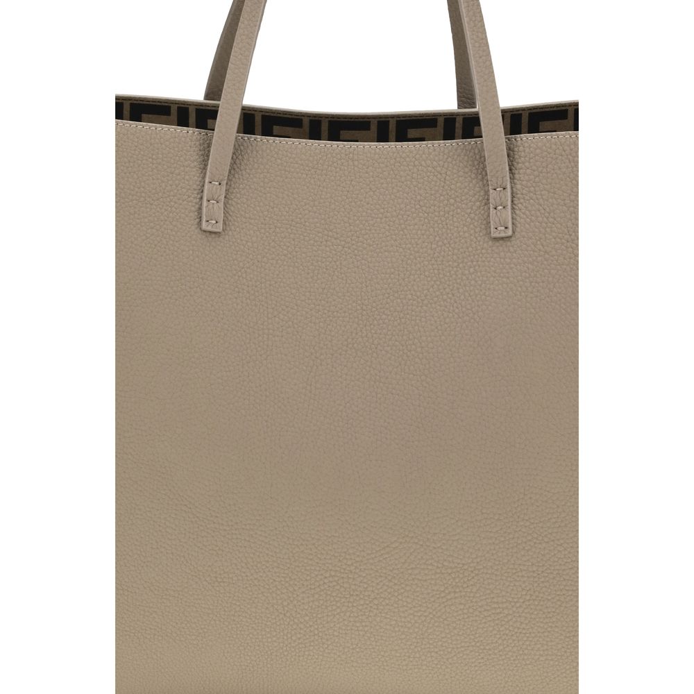 Sac shopper Roll moyen en cuir de veau