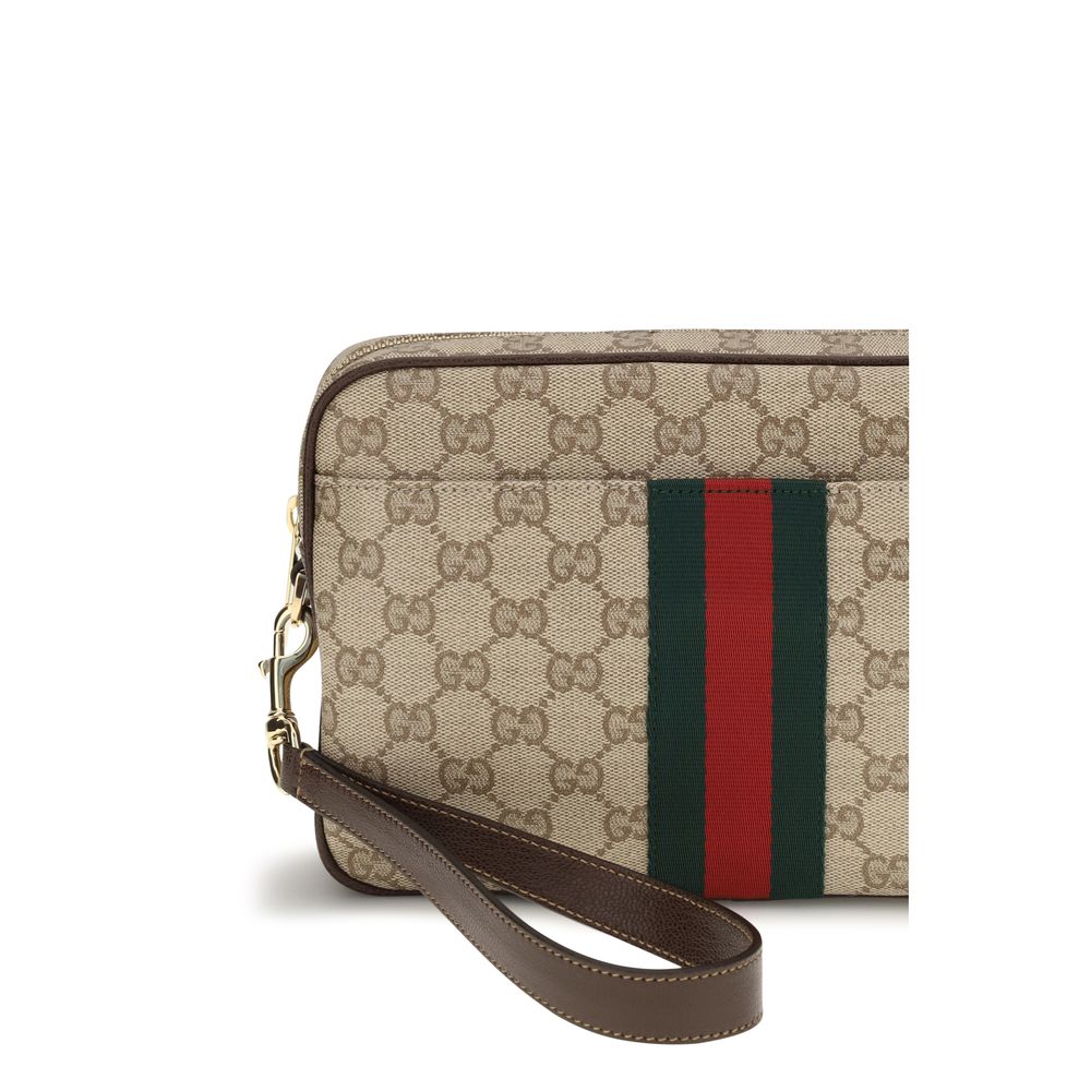 Small Crossbody Bag with Web in GG Canvas