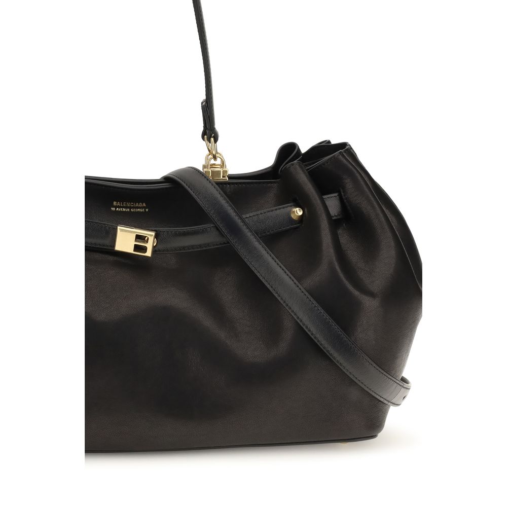 Bolso carry all Fan moyen en cuir de mouton