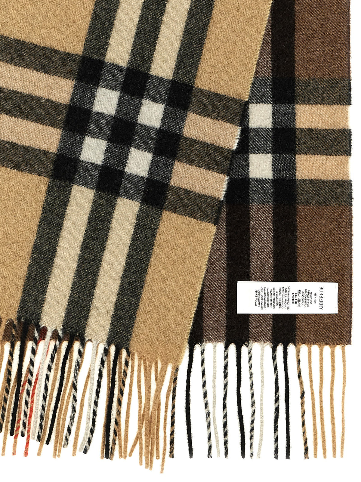 Bufanda Gradient Check de cachemira