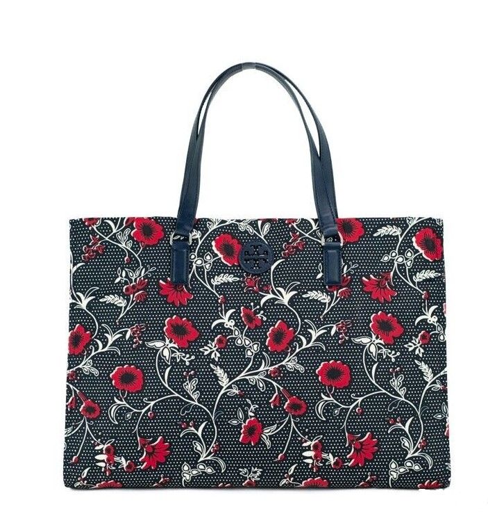 Printed Nylon Tote Bag