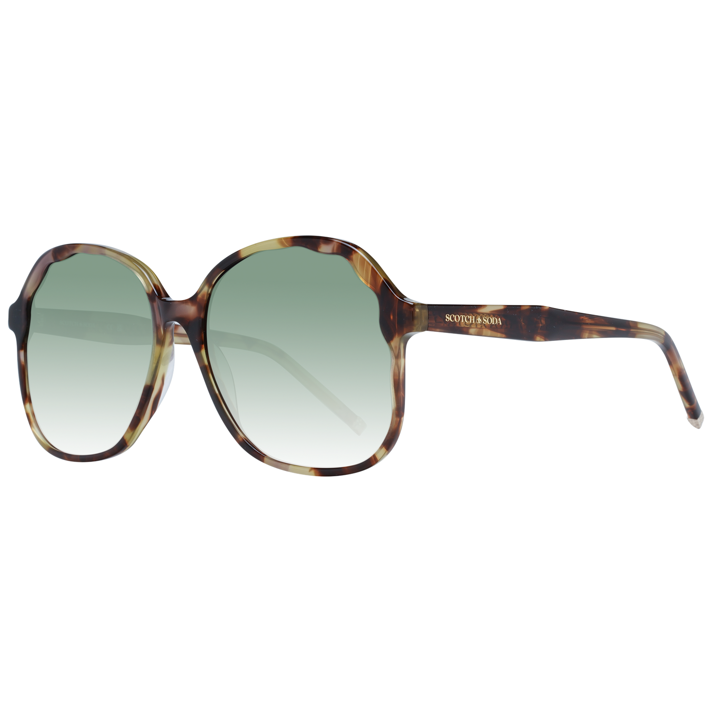 Lunettes de soleil papillon chics dégradées