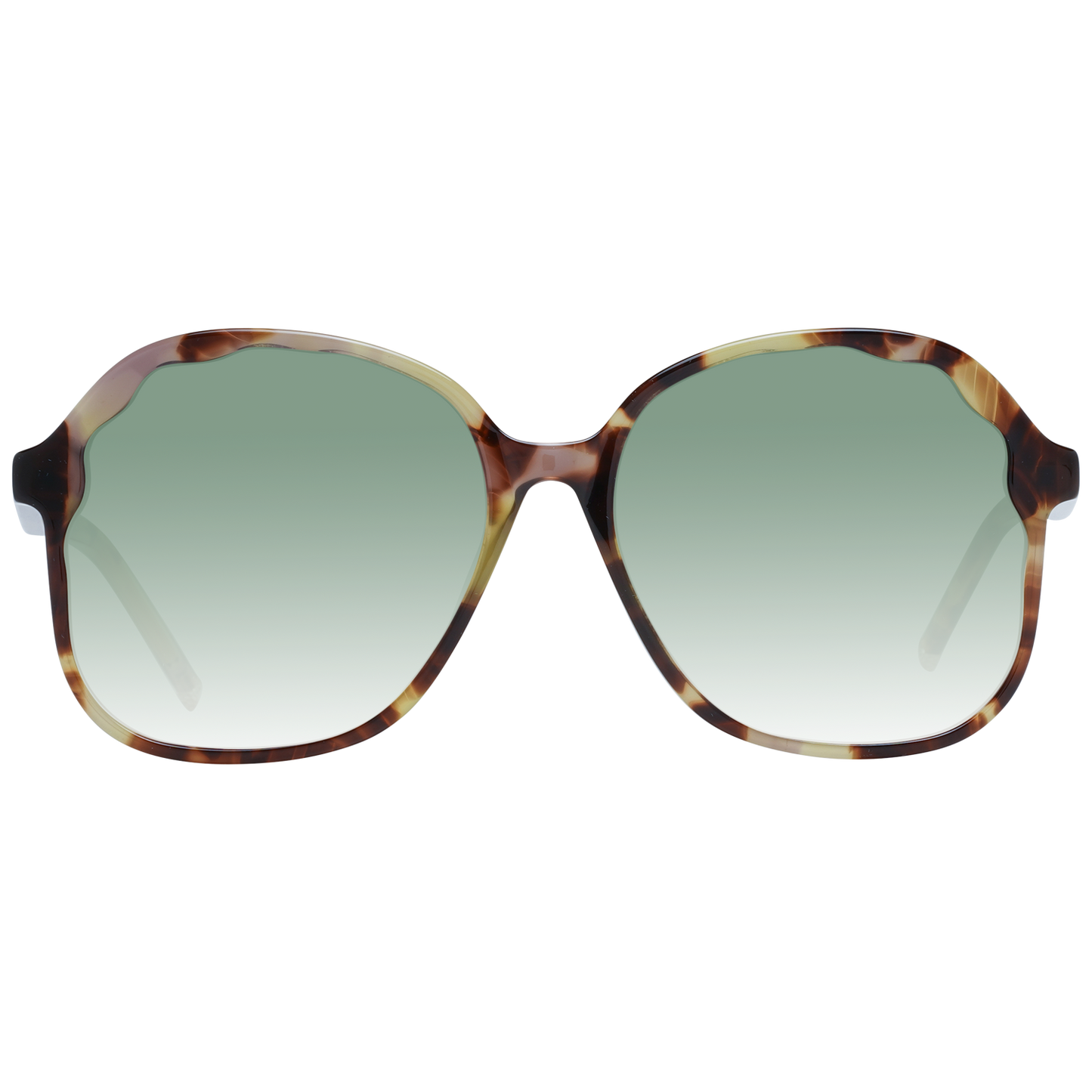 Lunettes de soleil papillon chics dégradées