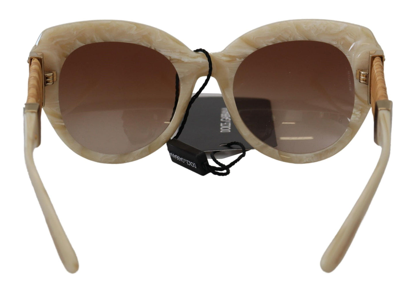 Lunettes de soleil femme en acétate beige chic