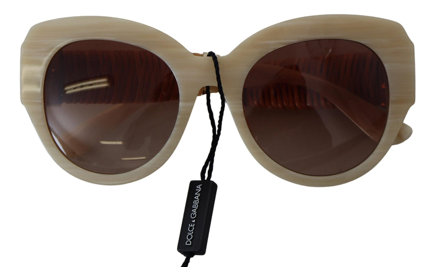 Lunettes de soleil femme en acétate beige chic