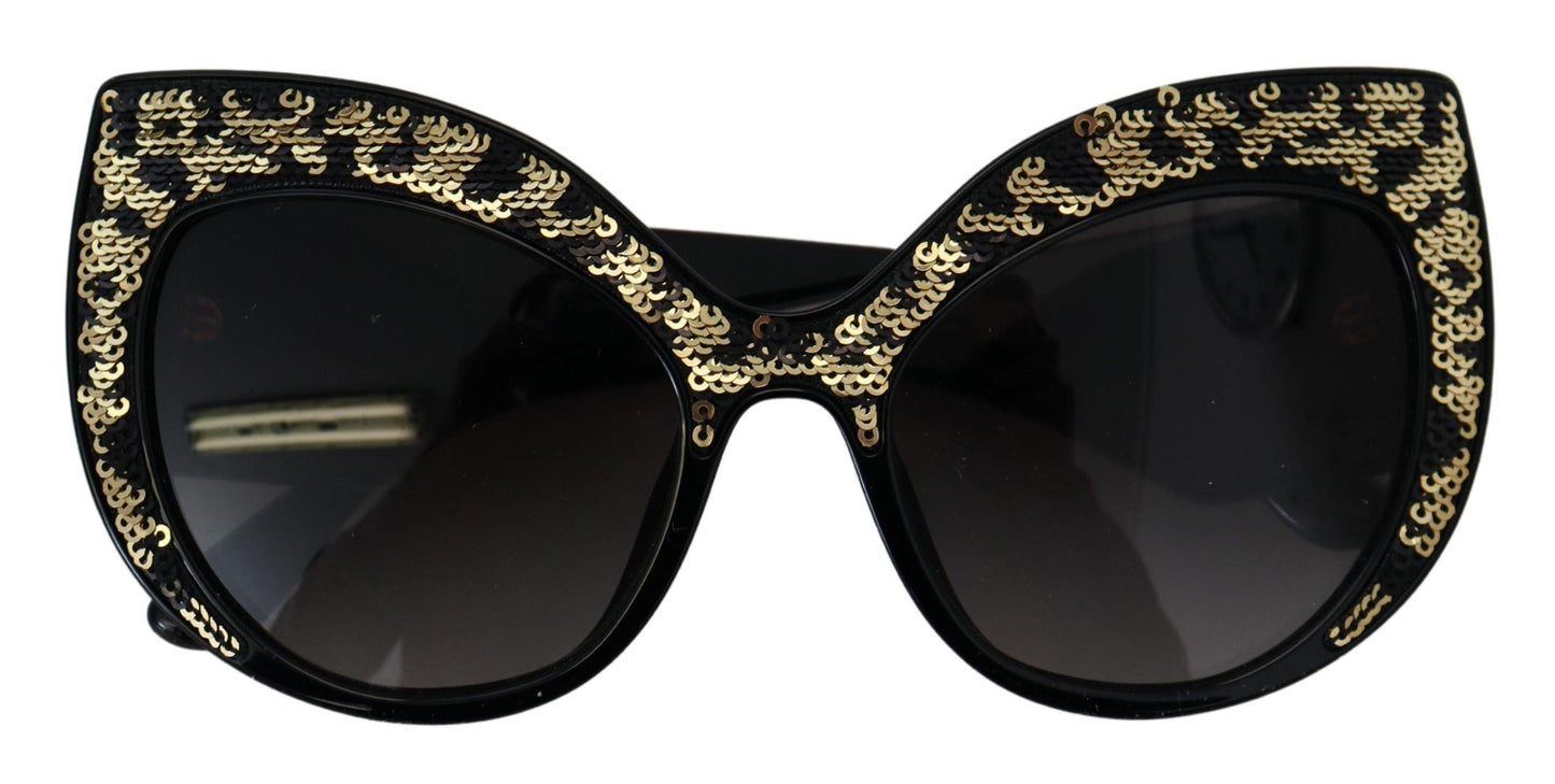 Lunettes de soleil papillon polarisées à paillettes