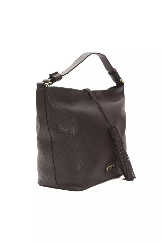Large Shoulder Bag in Leather