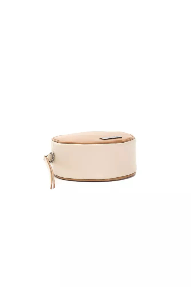 Small Oval Crossbody Bag in Leather
