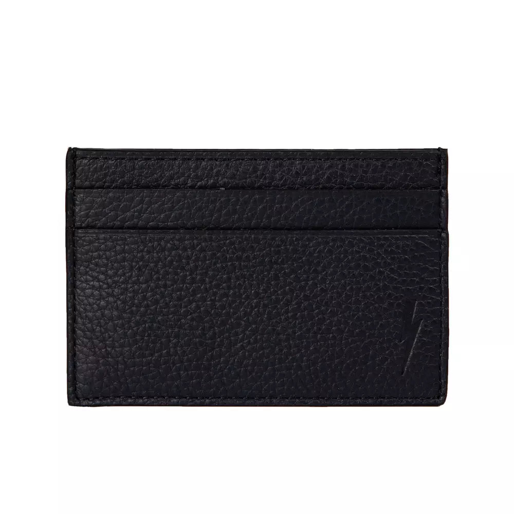 Black Leather Card Holder