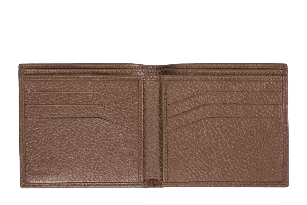 Portefeuille homme en cuir marron