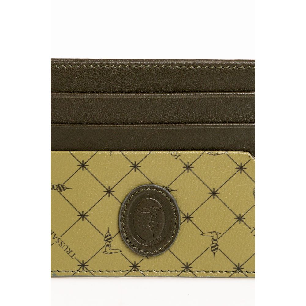 Portefeuille homme en cuir vert