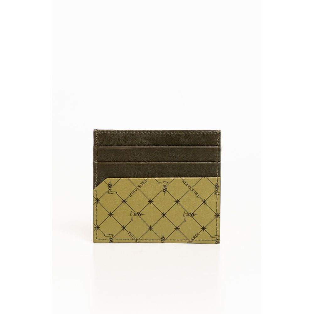 Portefeuille homme en cuir vert