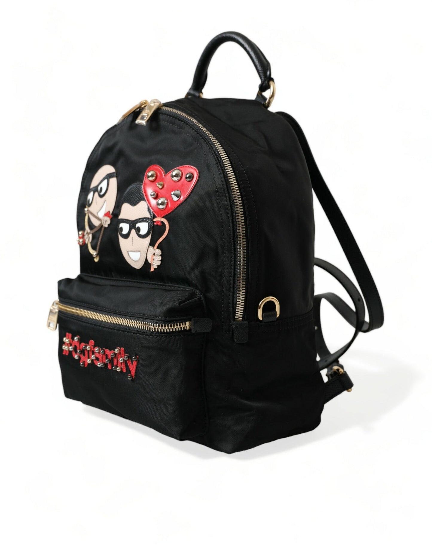 Sac à dos noir élégant et orné