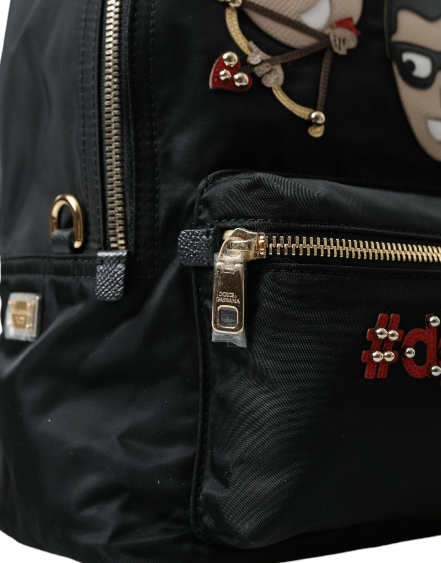Sac à dos noir élégant et orné