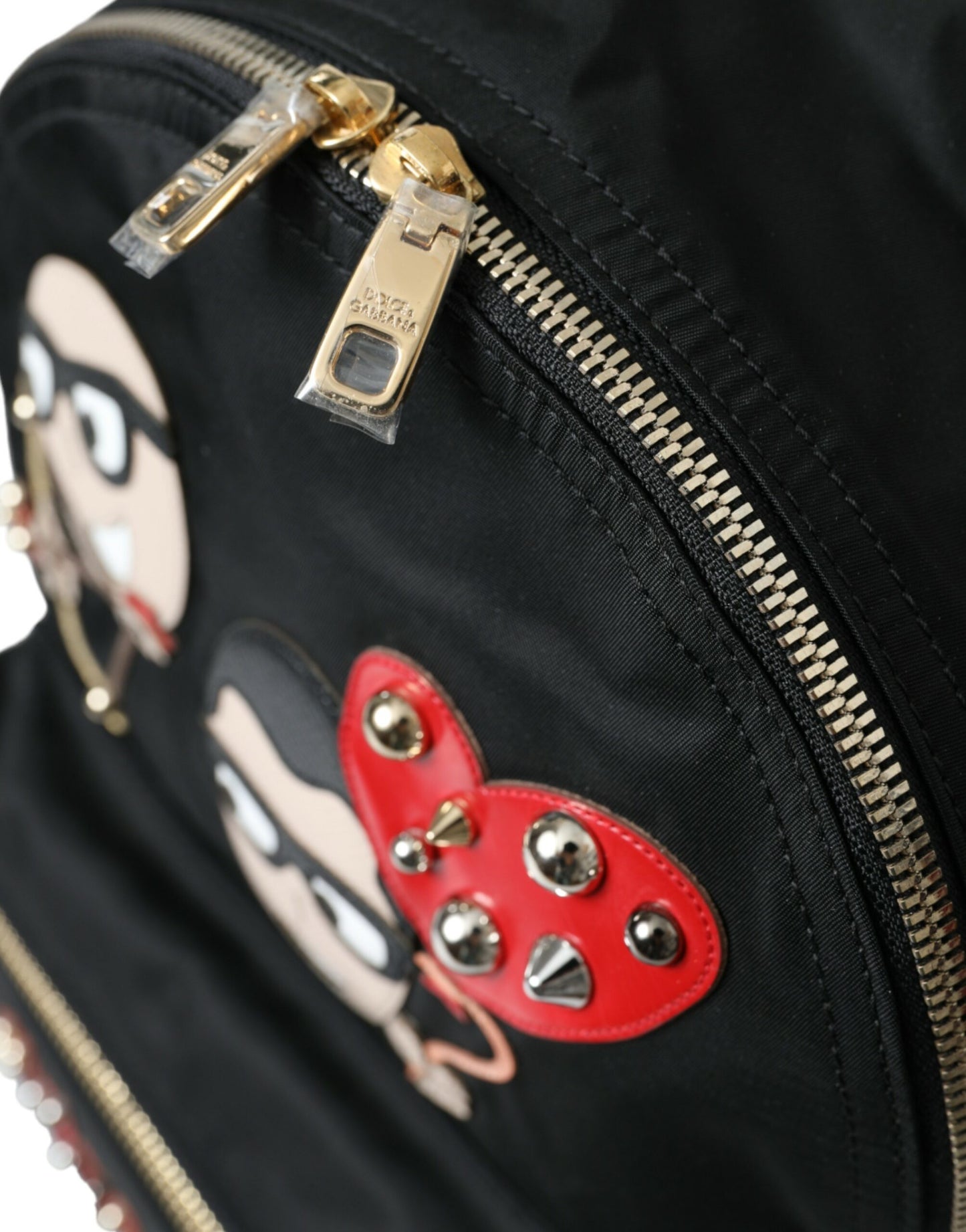 Sac à dos noir élégant et orné
