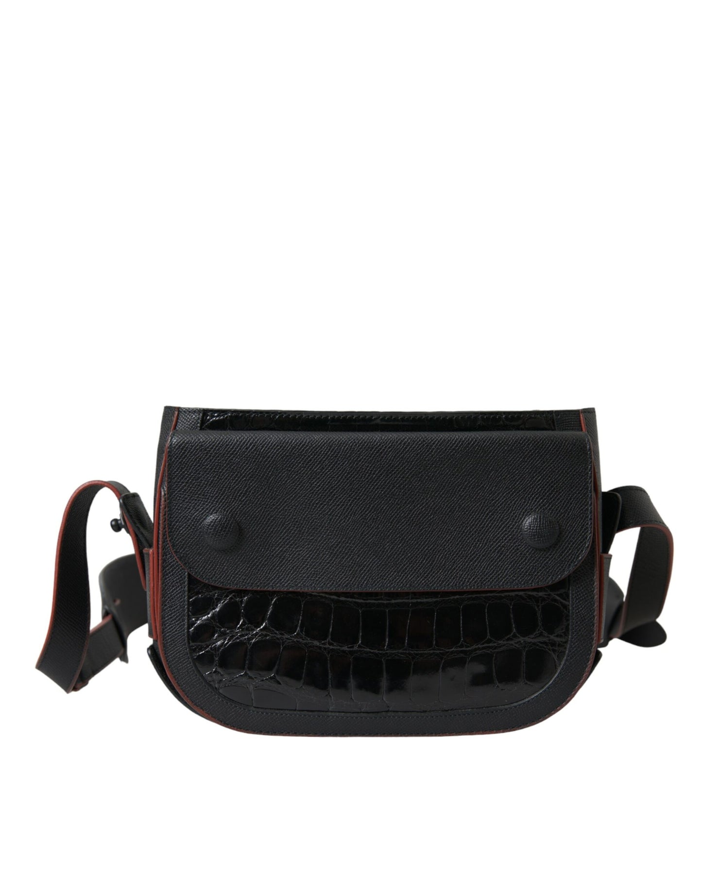 Camera Bag in Crocodile