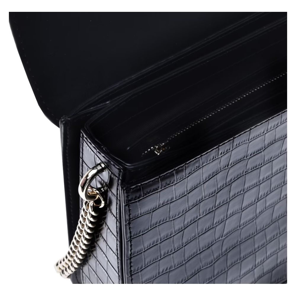 Crossbody Bag in Black Leather