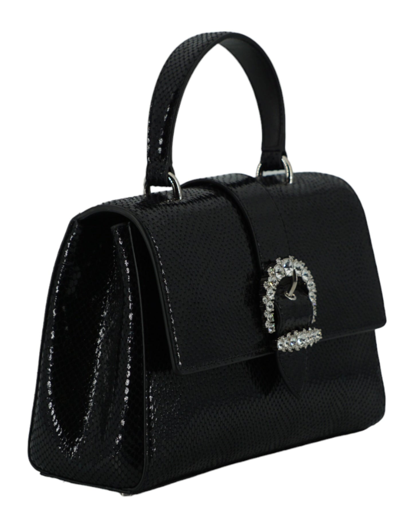Chéri Lizard Embossed Top Handle Medium Bag