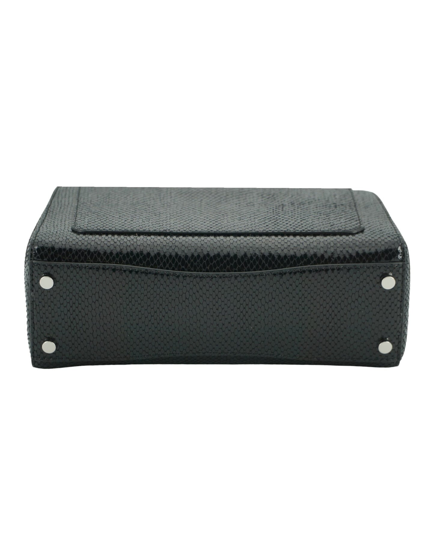 Chéri Lizard Embossed Top Handle Medium Bag