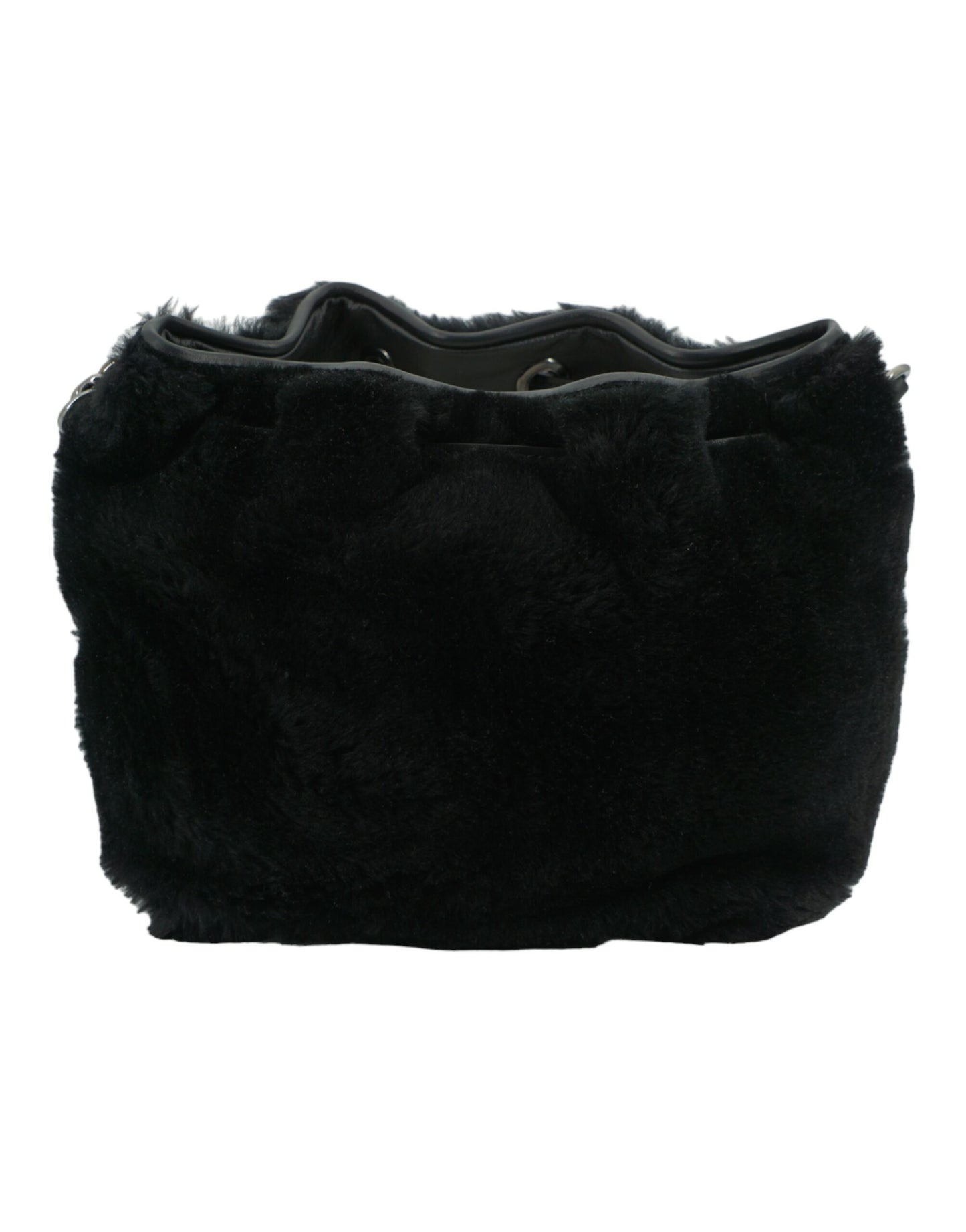 Sac à main et à bandoulière en cuir noir