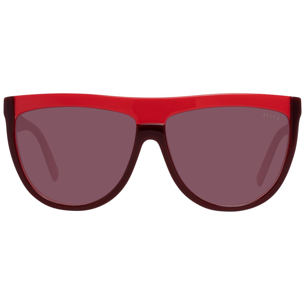 Lunettes de soleil bordeaux pour femmes