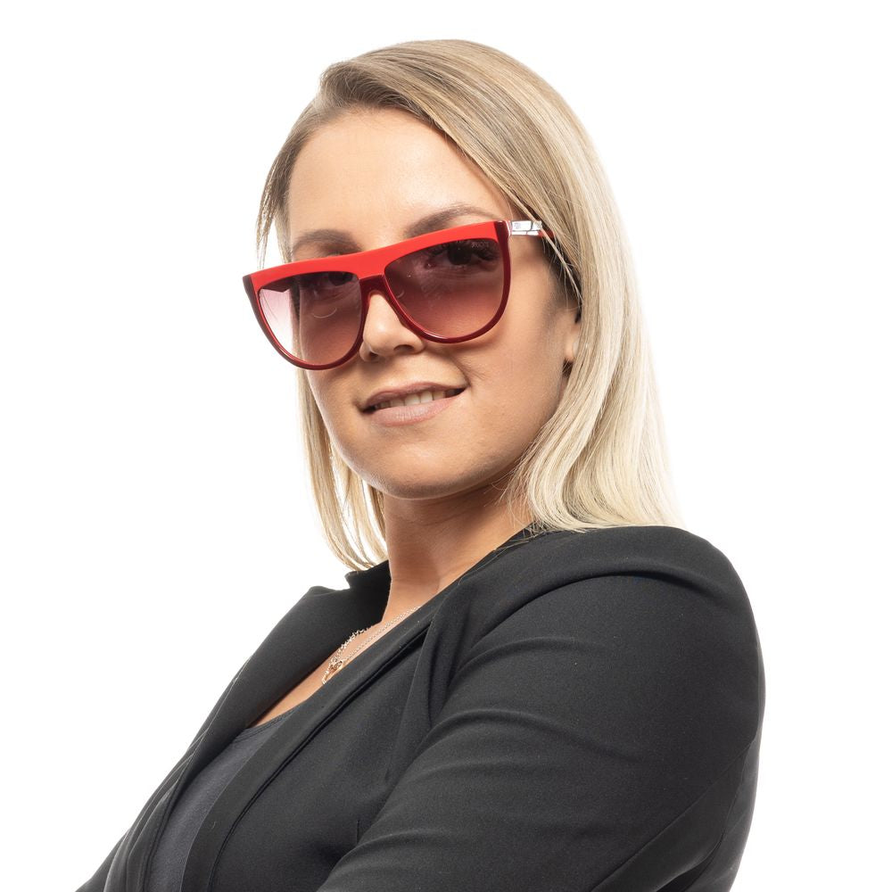 Lunettes de soleil bordeaux pour femmes