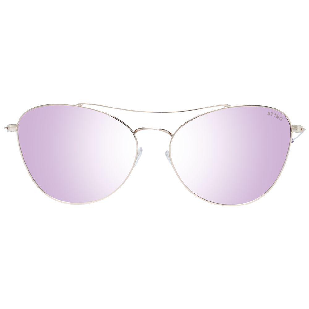 Gafas de sol doradas para mujer