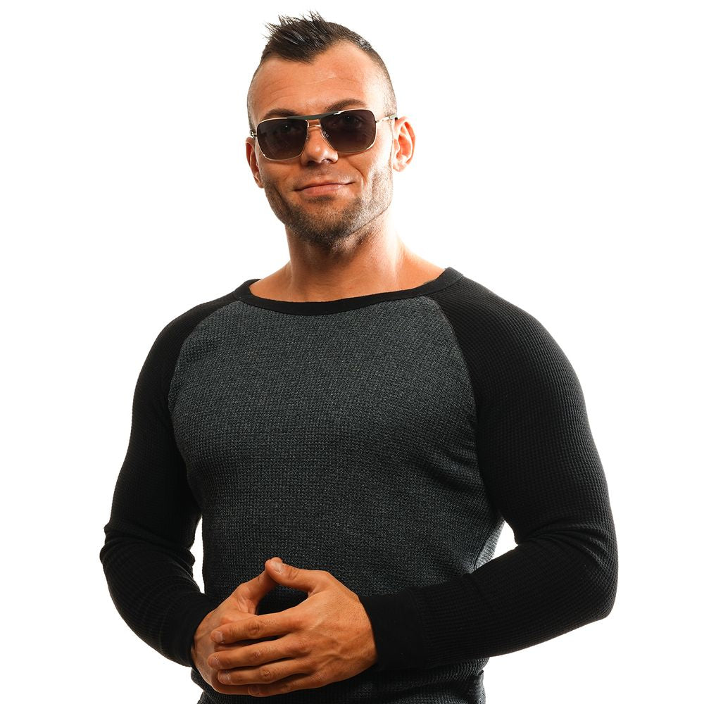 Gafas de sol doradas para hombre