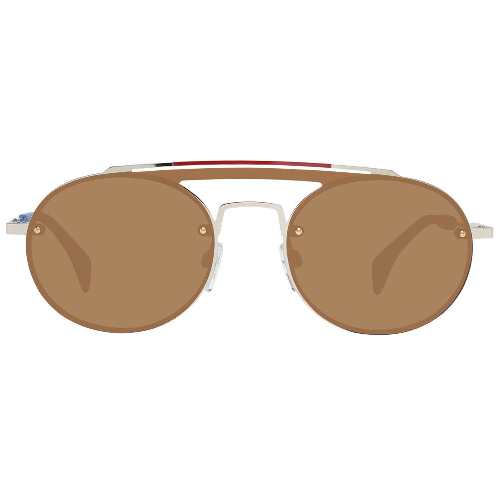 Lunettes de soleil dorées pour femmes