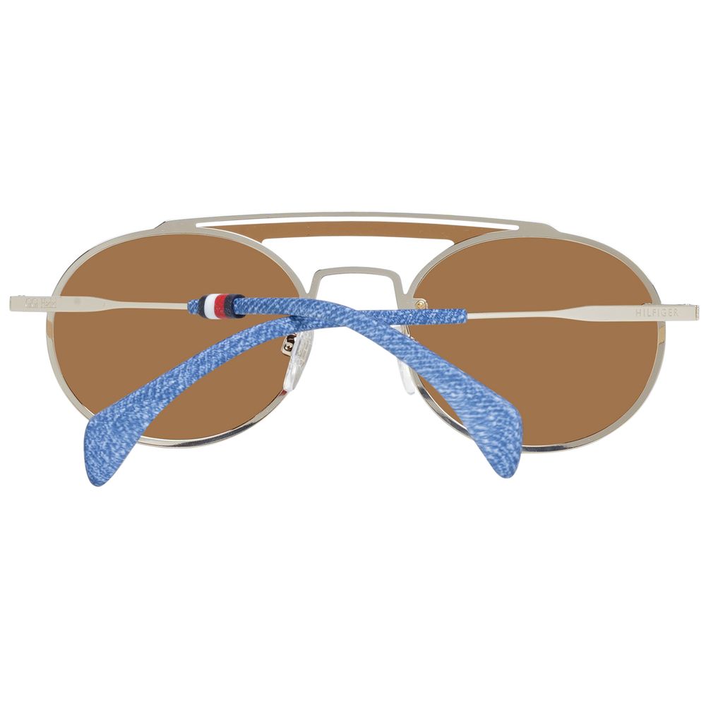 Lunettes de soleil dorées pour femmes