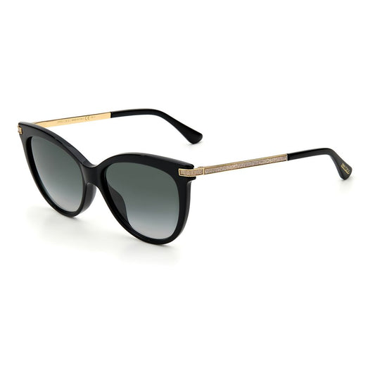 Lunettes de soleil en acétate noir