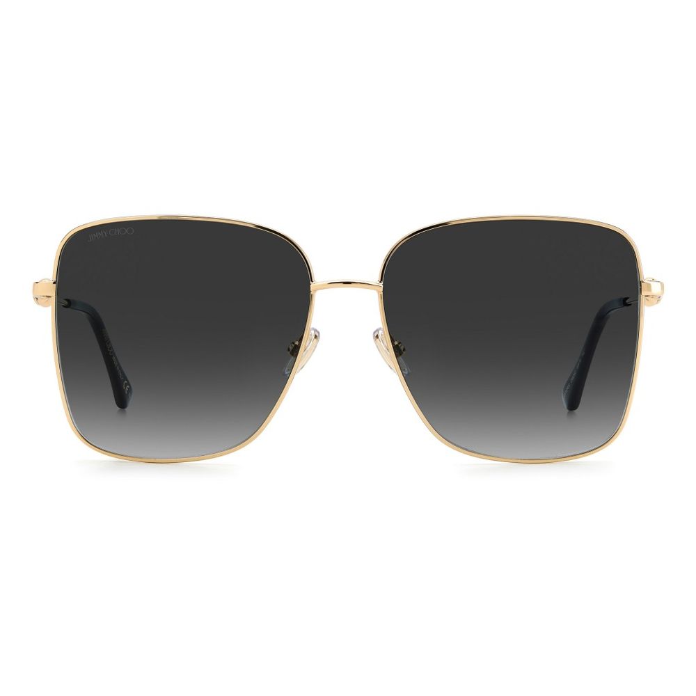 Gafas de sol de metal dorado
