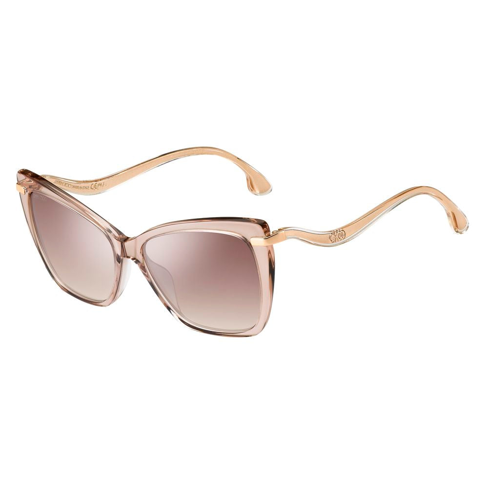 Lunettes de soleil en acétate beige