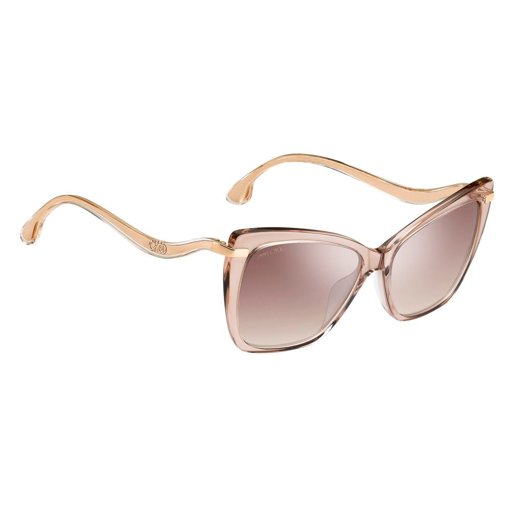 Lunettes de soleil en acétate beige