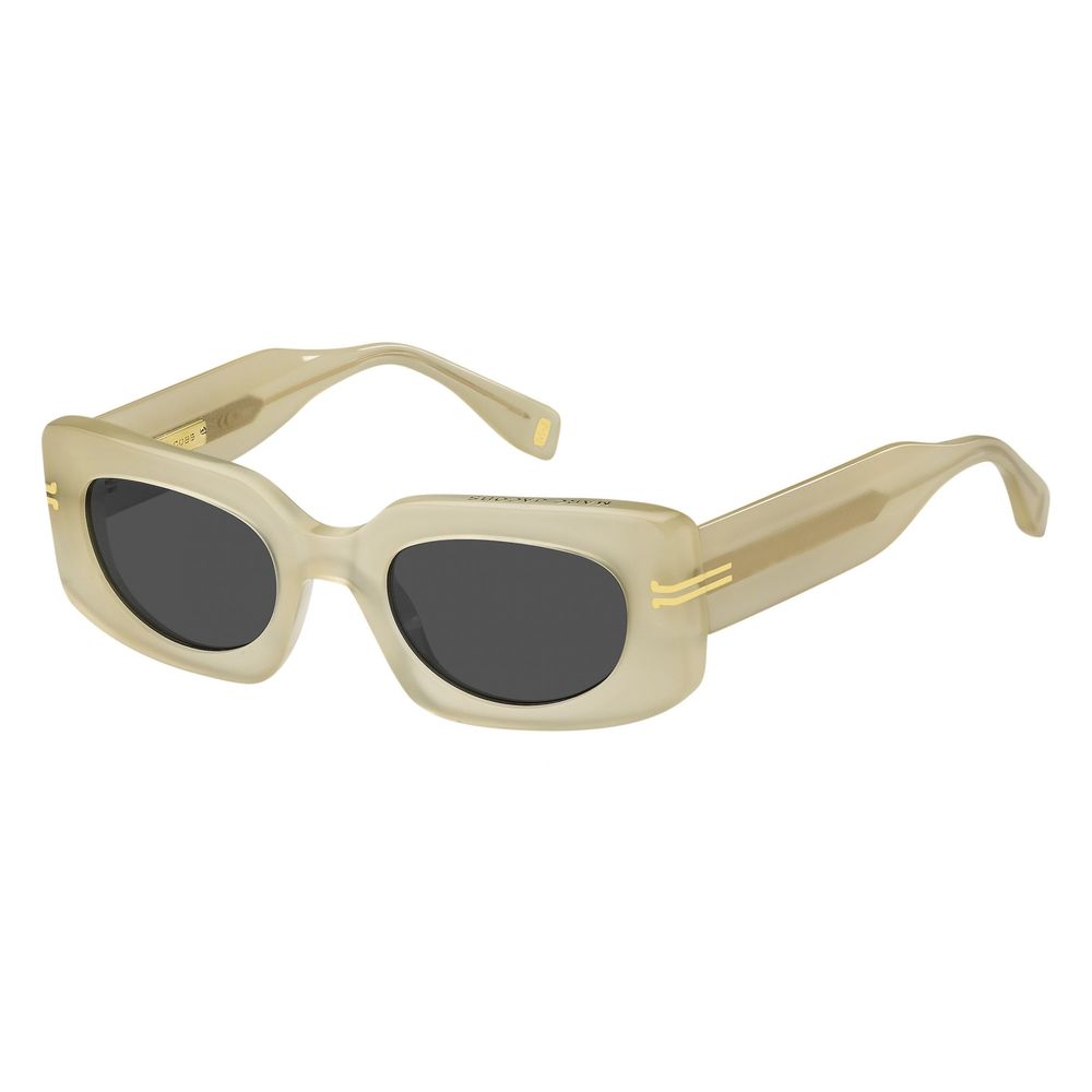 Lunettes de soleil en acétate beige