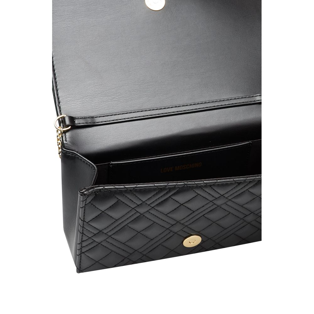 Black Quilted Crossbody Bag