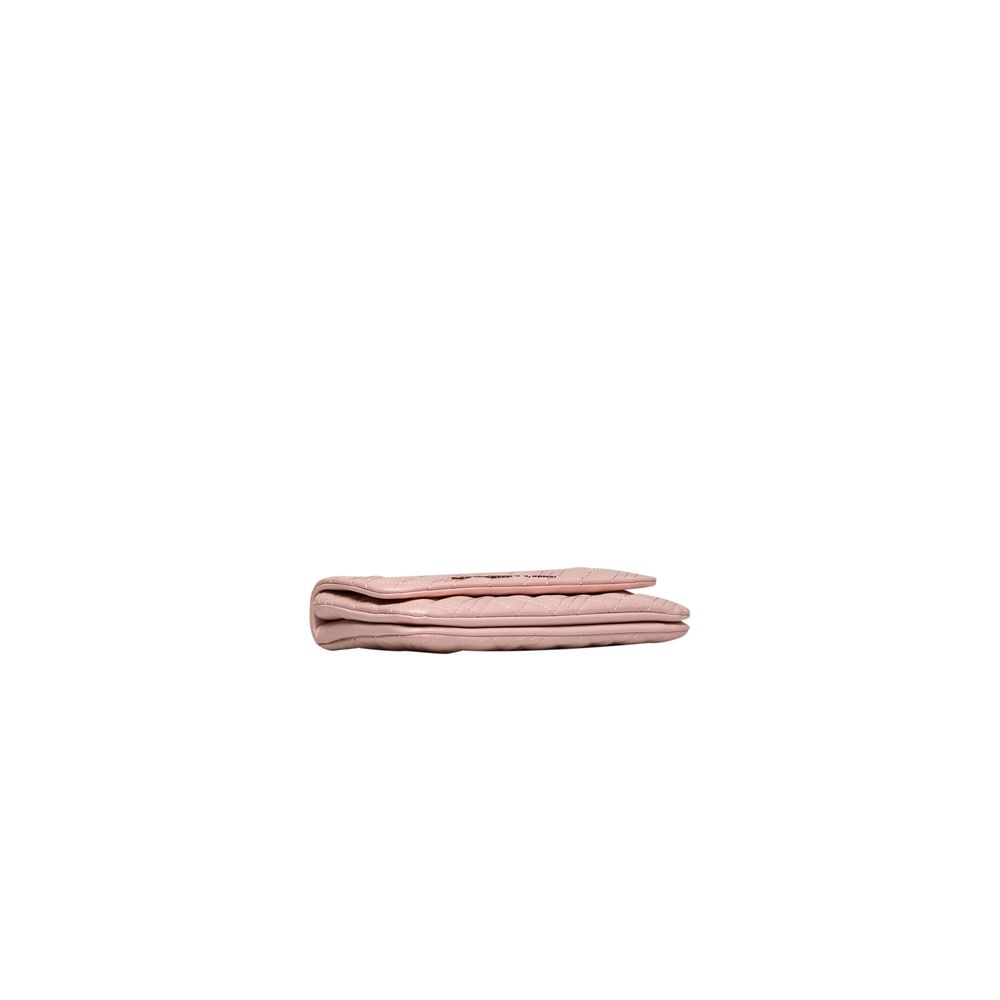 Pink Quilted Crossbody Bag