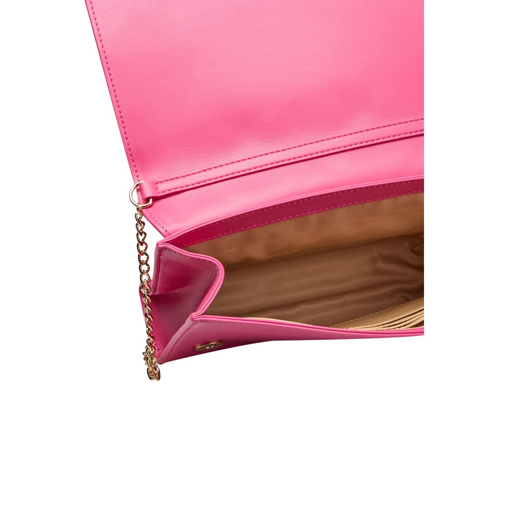Pink Quilted Crossbody Bag with Sweet Studs