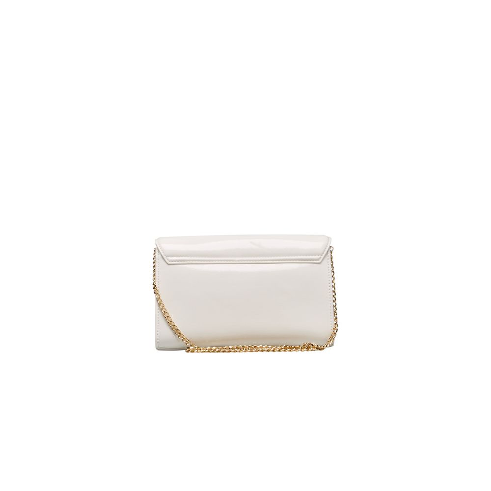 White Embossed Crossbody Bag
