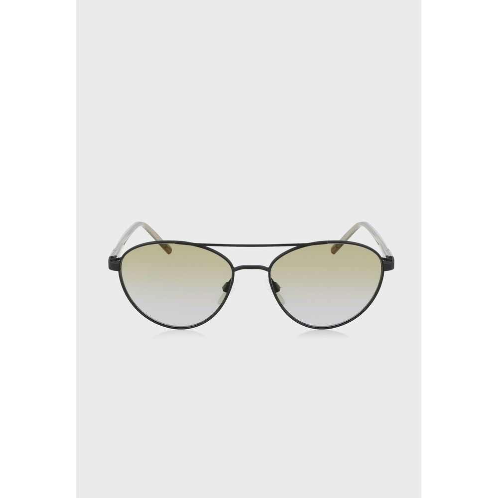 Lunettes de soleil en métal vert