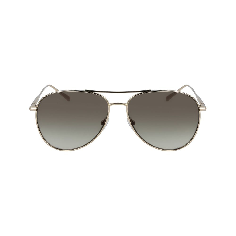 Lunettes de soleil en métal doré