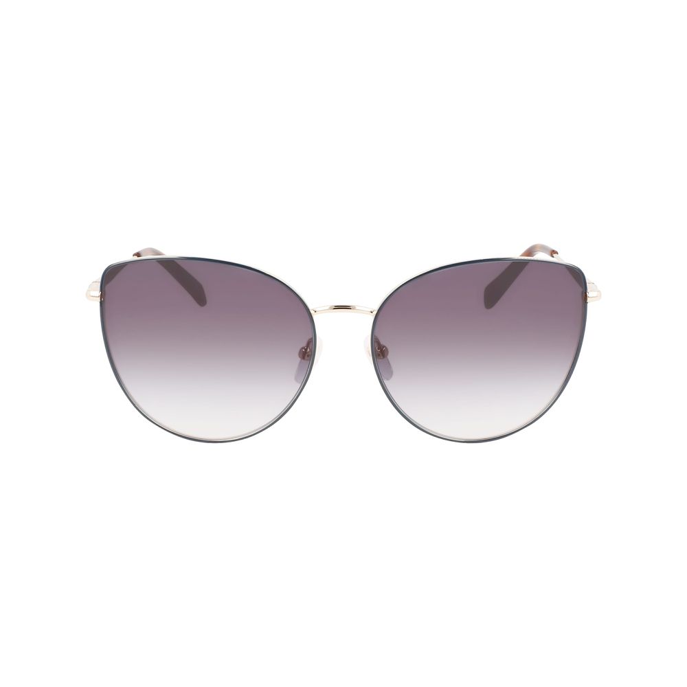 Lunettes de soleil en métal doré