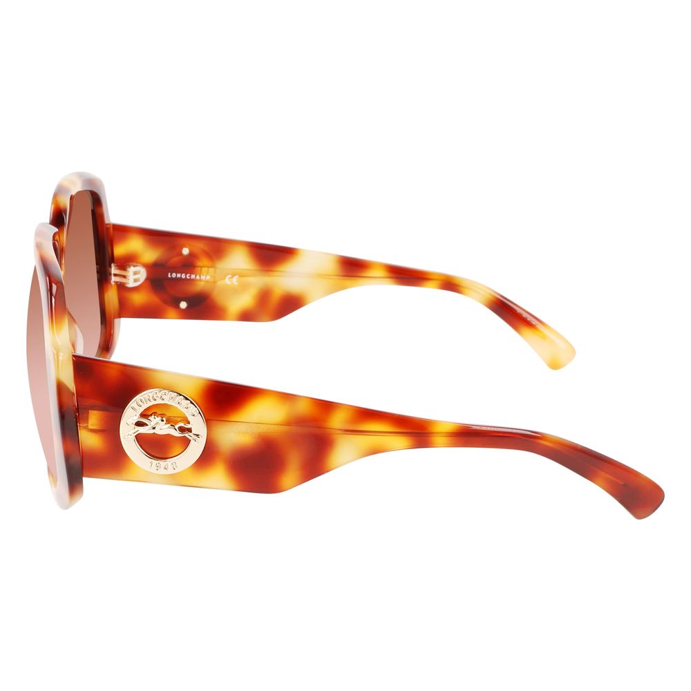 Lunettes de soleil en acétate marron