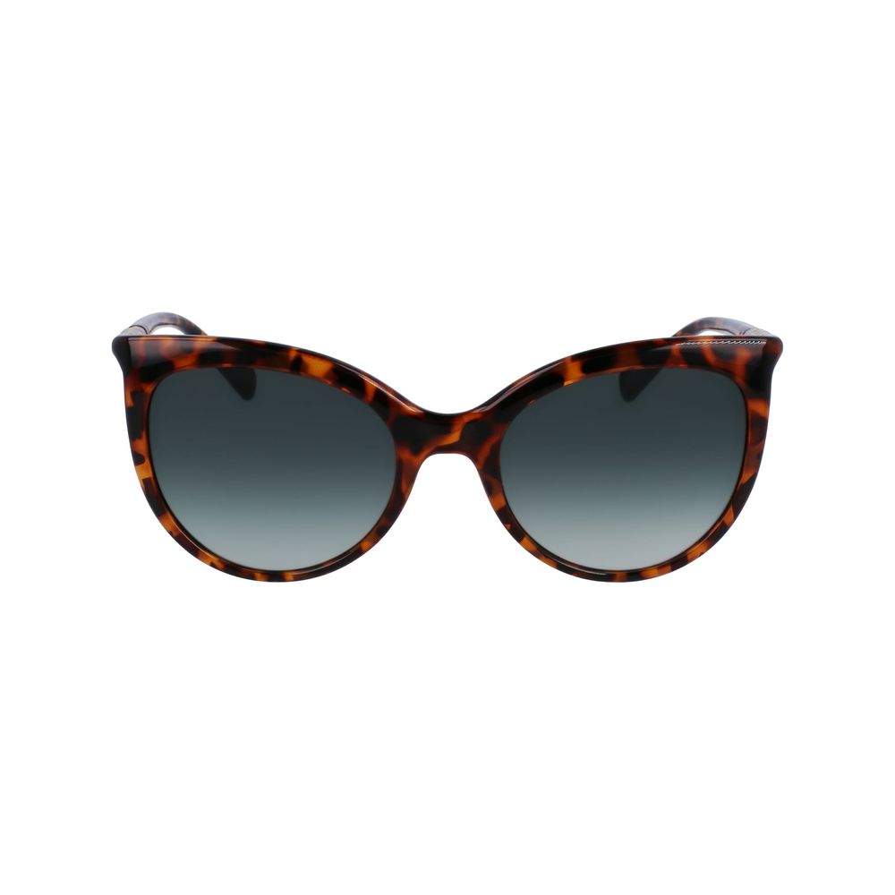 Lunettes de soleil marron bio-injectées